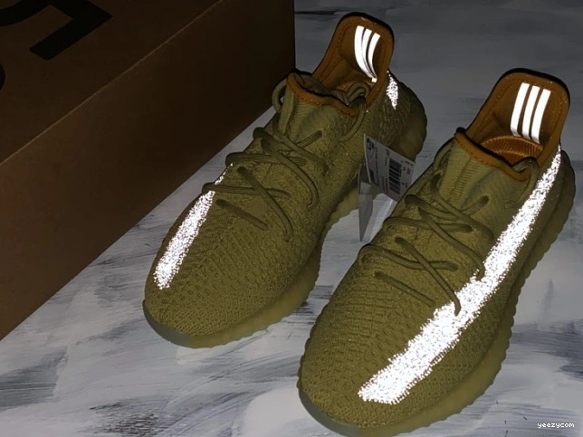Adidas FX9034 V2 Boost 350 Yeezy Marsh 0812